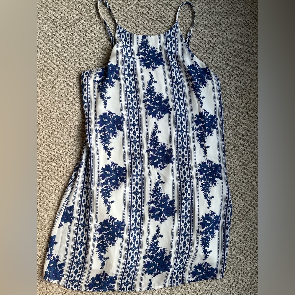 Blue White Dress Summer